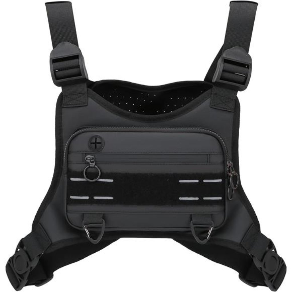 Sports Chest Bag For Men, Water Resistant Lightweight Front Running Vest Bag